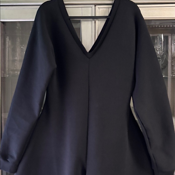 COMFY COZY SWEATSHIRT JUMPSUIT IN BLACK - L - Picture 3 of 9